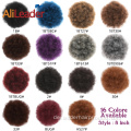 Kurzer Afro Curly Wrap Drawstring Hair Puff Chignon